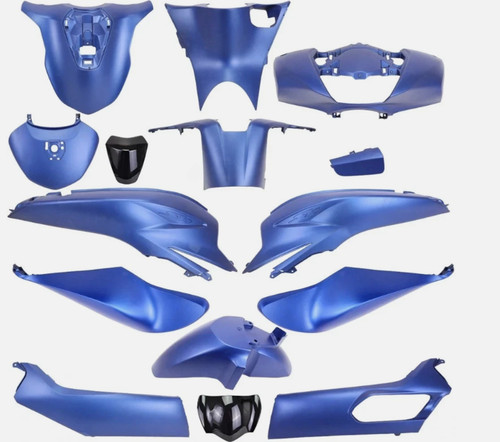 Kit carene plastiche blu opaco - carene,