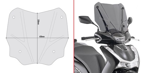 Givi cupolino honda 125 - cupolino,